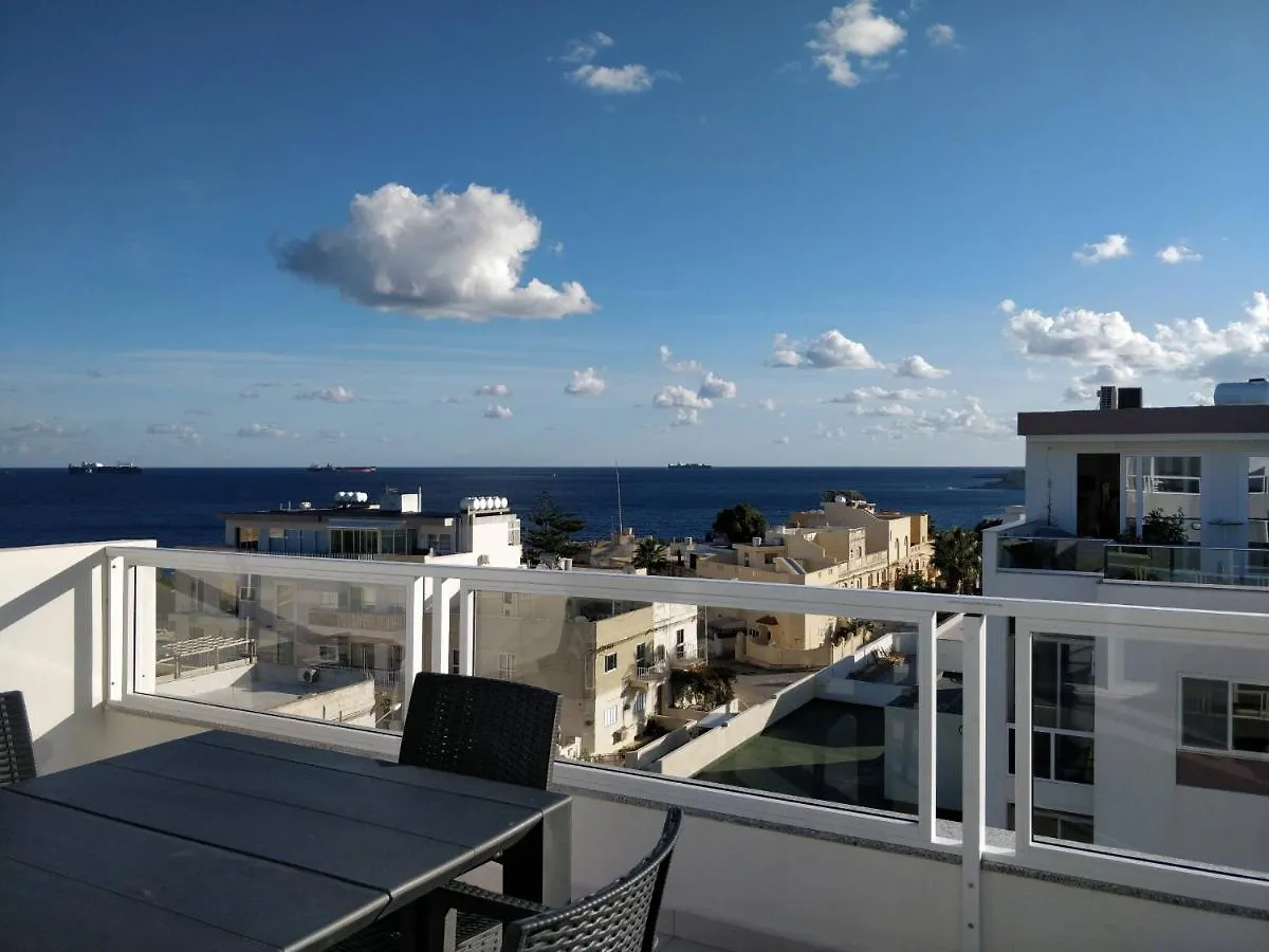 马尔萨斯卡拉Sea View Penthouse With Large Terrace Irom1-1公寓 0*, 马尔萨斯卡拉 马耳他